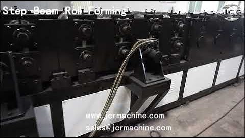 JCR Step Beam Roll Forming Line Height Adjustable By Motorized