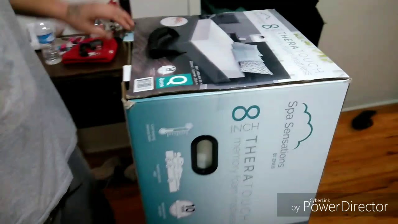 Unboxing our new Spa Sensations Memory Foam mattress   YouTube