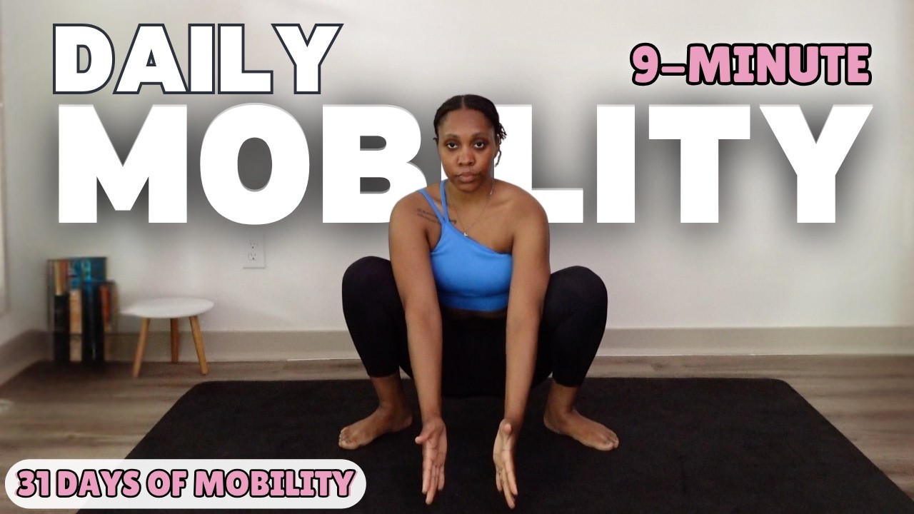 Day 12: 9-Min Daily Mobility Stretching Exercises | Full Body Flow | # ...