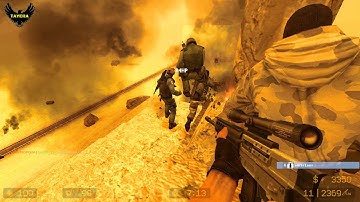 ZOMBIE ESCAPE ROUND ON COUNTER-STRIKE: SOURCE, map: ze_atix_extinction, CSS