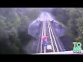 VIDEO FACE À LA MORT: Deux femmes courent devant un train et sur un pont … ensuite…