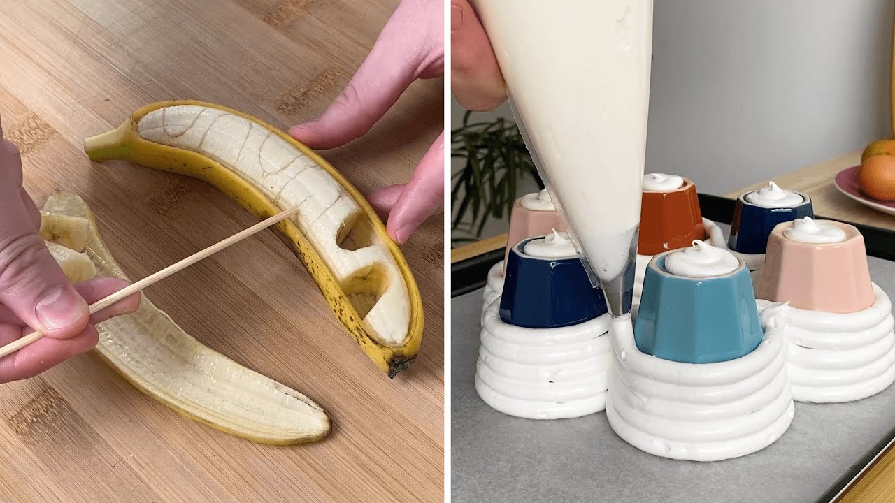 FRUIT DESSERTS 🍌🍐 3 yummy & refreshing sweet treats!