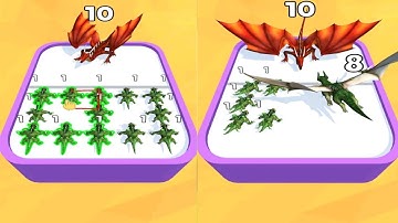 SHINCHAN and CHOP Training DINOSAURS ARMY in Merge Master Dinosaur Fusion Android Gameplay In Hindi