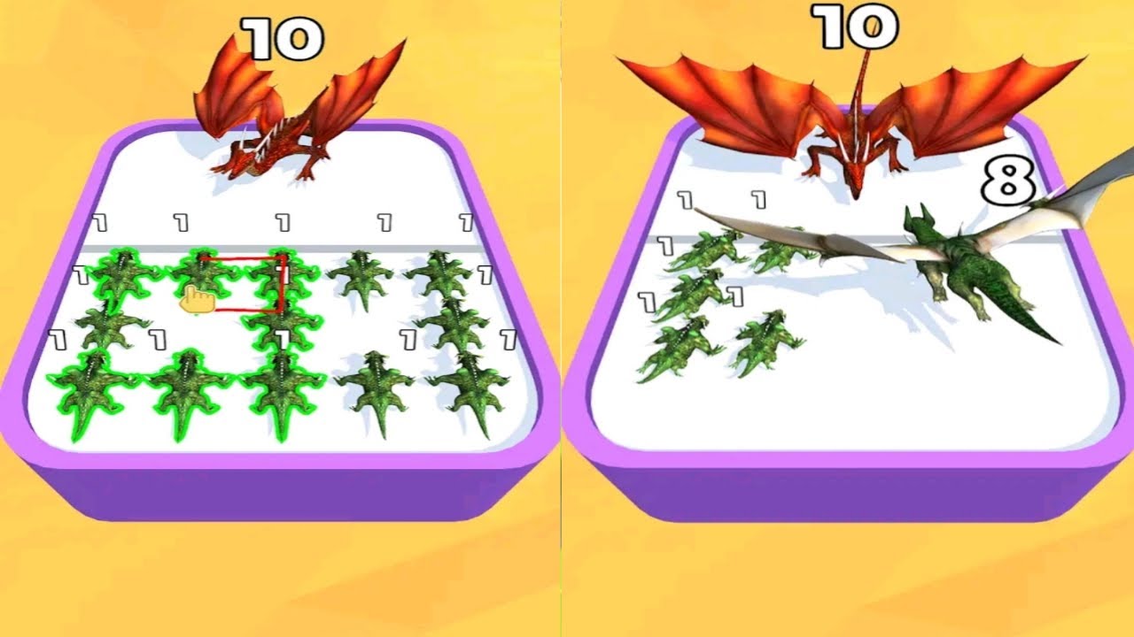 SHINCHAN and CHOP Training DINOSAURS ARMY in Merge Master Dinosaur Fusion Android Gameplay In Hindi