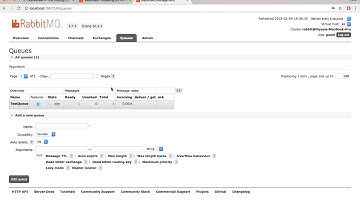 RabbitMQ - Creating Queue, Exchange and Binding and Publishing Message