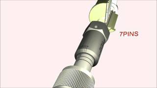7 Pin Multilock Pick And Decoder Tool (Operation View).wmv