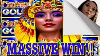  High Limit Cleo Gold Massive Win Sneaky Slot Queen 