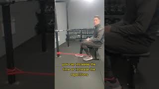 Banded Isometric for Knee Flexion & Hamstrings #kneepain