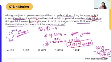 Math Kangaroo 2024 Solutions I Level 7-8 I Problem 16 #mathkangaroo #mathsclass