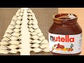 How to Make a Nutella Chocolate Christmas Tree Pastry
