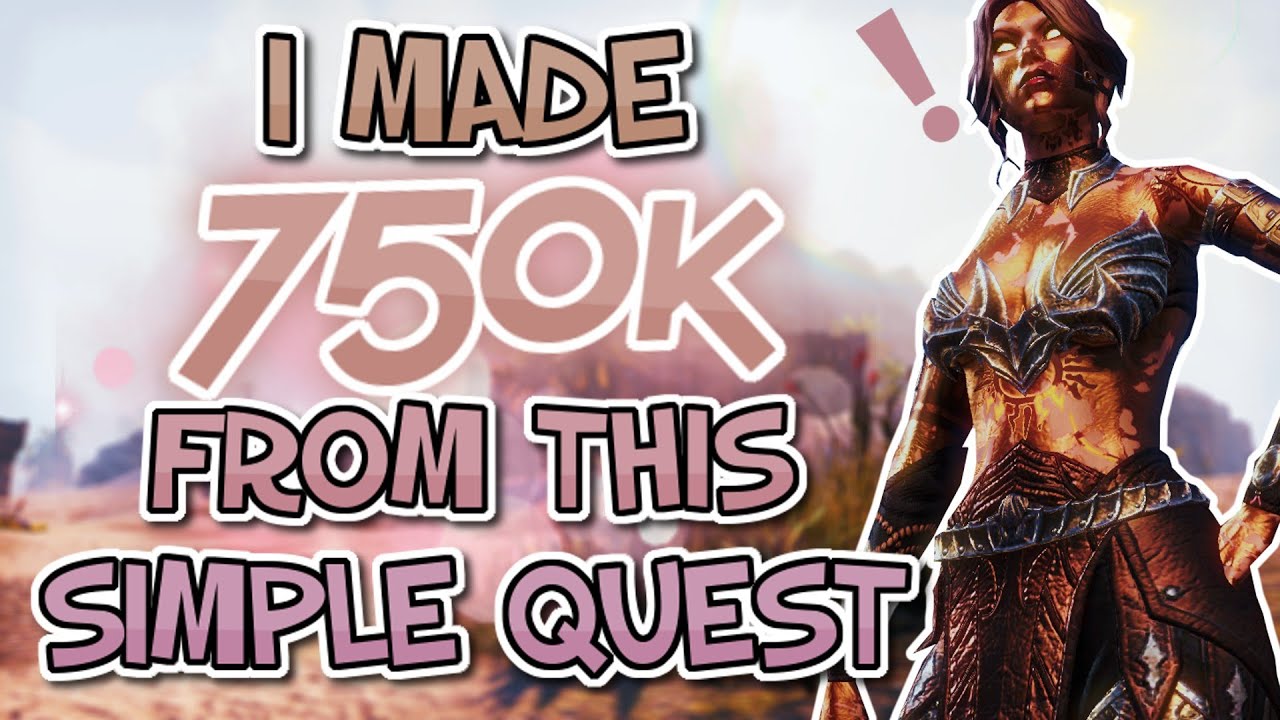 Earning Gold From Questing In ESO 💰 Understanding The Value Of Your Gear