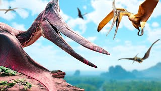 BIGGEST PTERANODON Family + Shoving and Shoving in the Skies! Giant Migration | The Isle Evrima |... screenshot 5