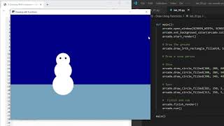 Lab 3 - Part 1 - making snowpeople