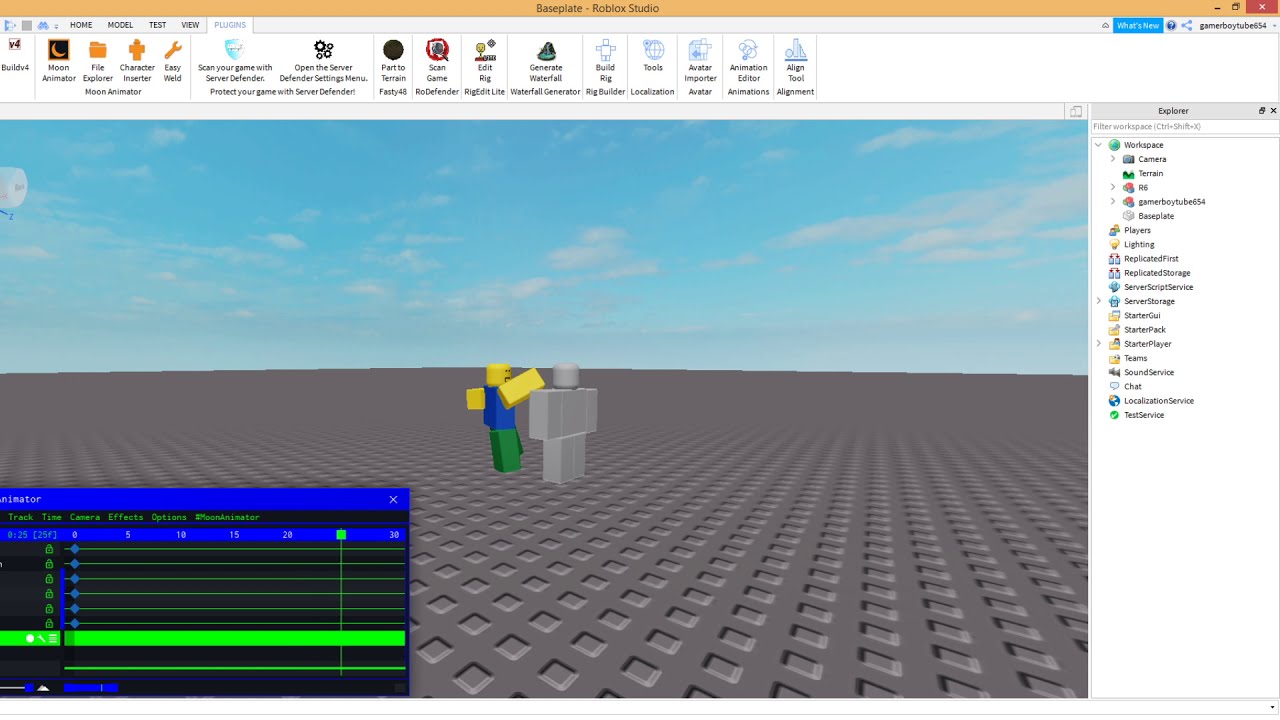 Made This Animation Cause I M Bored Roblox Studio Youtube - roblox studio animation track