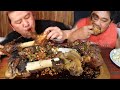 MUKBANG KAKI SAPI JUMBO,,PEDESNYA EDYAN