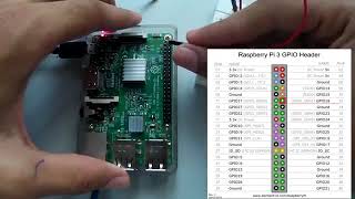 IOT LED blinking light with button using raspabaripi