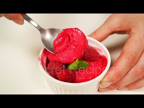 Идеальный малиновый щербет. Мороженое сорбет | Raspberry sorbet