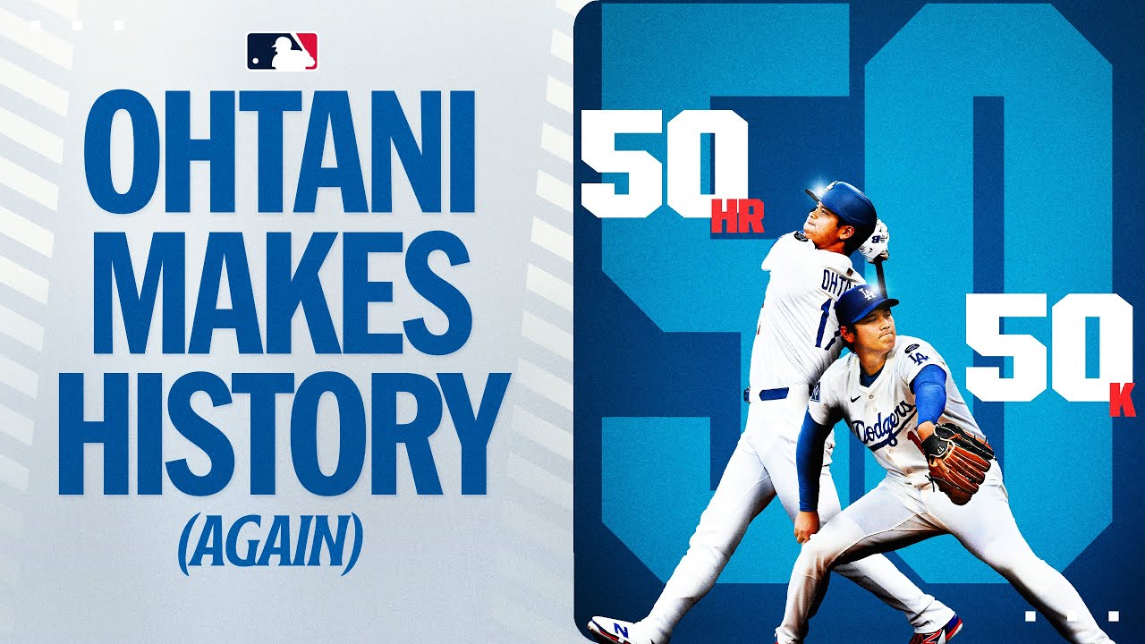 50-50 CLUB! Shohei Ohtani is the first player in MLB HISTORY with