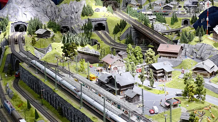 Digitale Märklin Epoche V Anlage - Tolle Anlage mit vielen Highlights H0 Modelleisenbahn mit C-Gleis