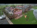 08-29-2021 Lockport, LA - Drone in Eye Apartments Heavily Damaged