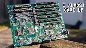 Repairing a motherboard with a subtle intermittent fault