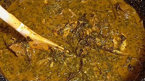 How to Make Authentic Nigerian Bitterleaf Soup | Ofe Onugbu Recipe#bitterleafsoup #nigerianfood