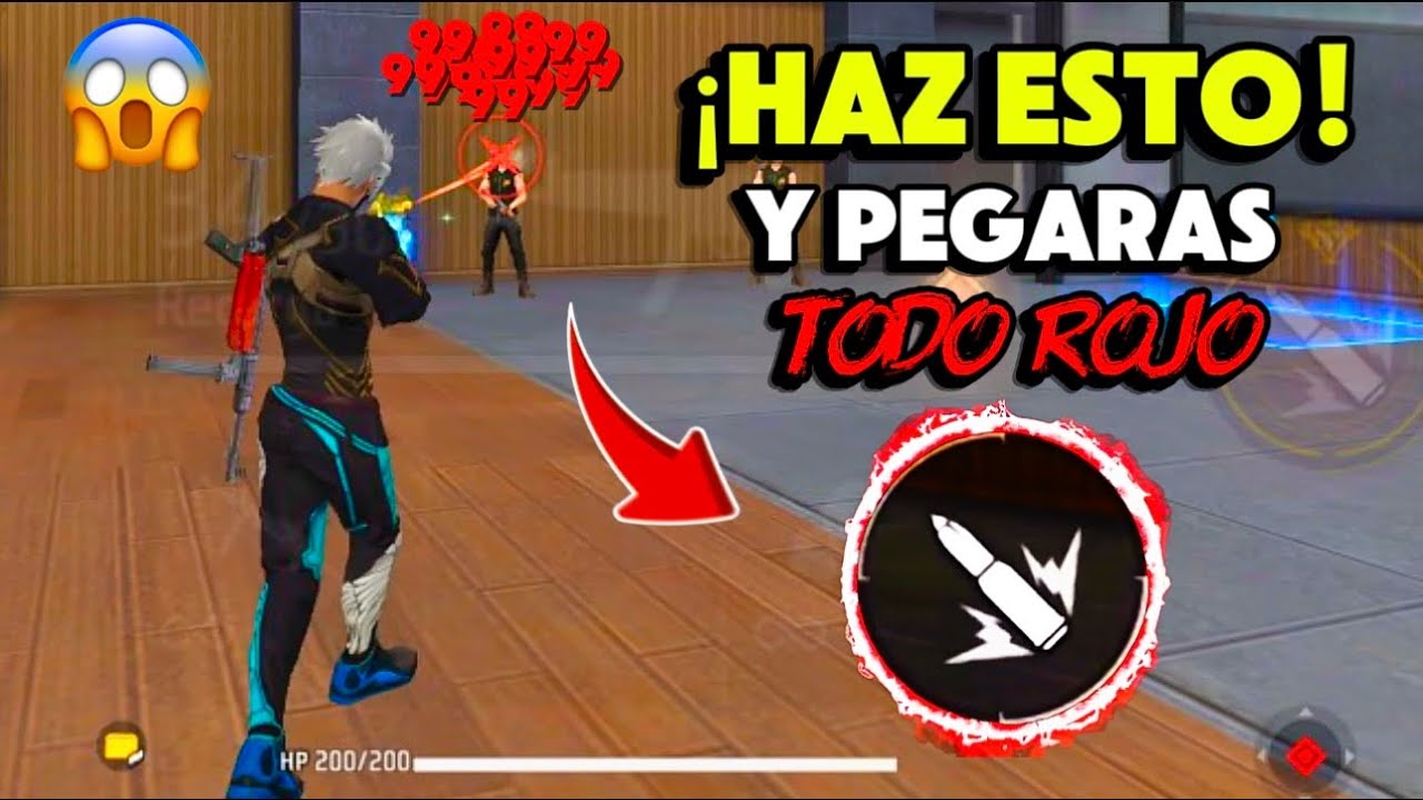👹ASI PEGARAS TODO ROJO🎯y TENDRAS MAS PRECISIÓN🩸en FREE FIRE | Kise17
