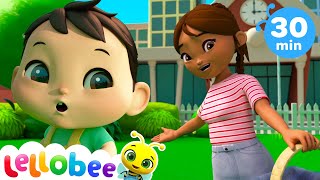 Easter Egg Hunt Song! | Lellobee - Cartoons \& Kids Songs | Learning Videos Forr Kids