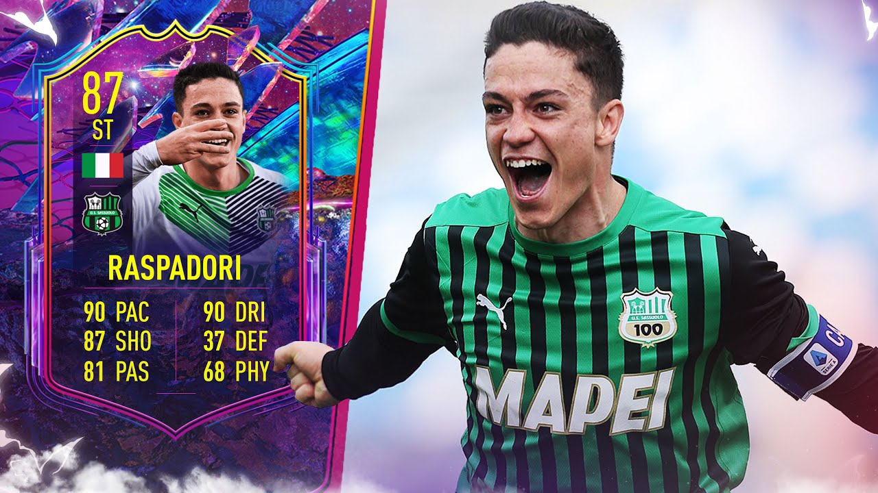 THIS CARD IS CRACKED! 😱 87 Future Stars Giacomo Raspadori Player Review! FIFA 22 Ultimate Team