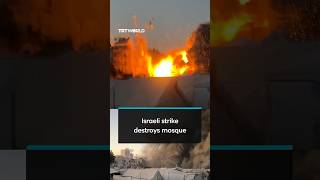 Israeli strike hits mosque and shelters for displaced Palestinians