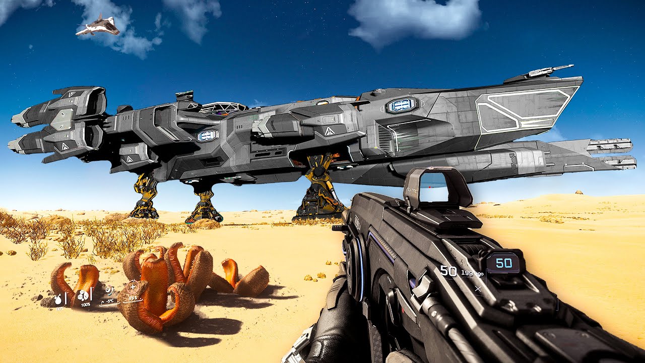 Star Citizen - Flying this unreleased MEGA ship!!