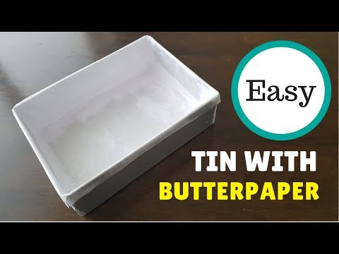 how-to-line-cake-tin-with-butterpaper-i-easy-way-to-line-cake-tin-with-parchment-paper