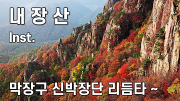 [ K-TROT ] 내장산 - 김용임 / 장구연주 - 신박 / 장구의 멋 장단의 맛 리듬장구 / 악보없이 연주하는 막장구 / 장구의 품격 신박장구 /  "리듬타"로 배우는 신박장단