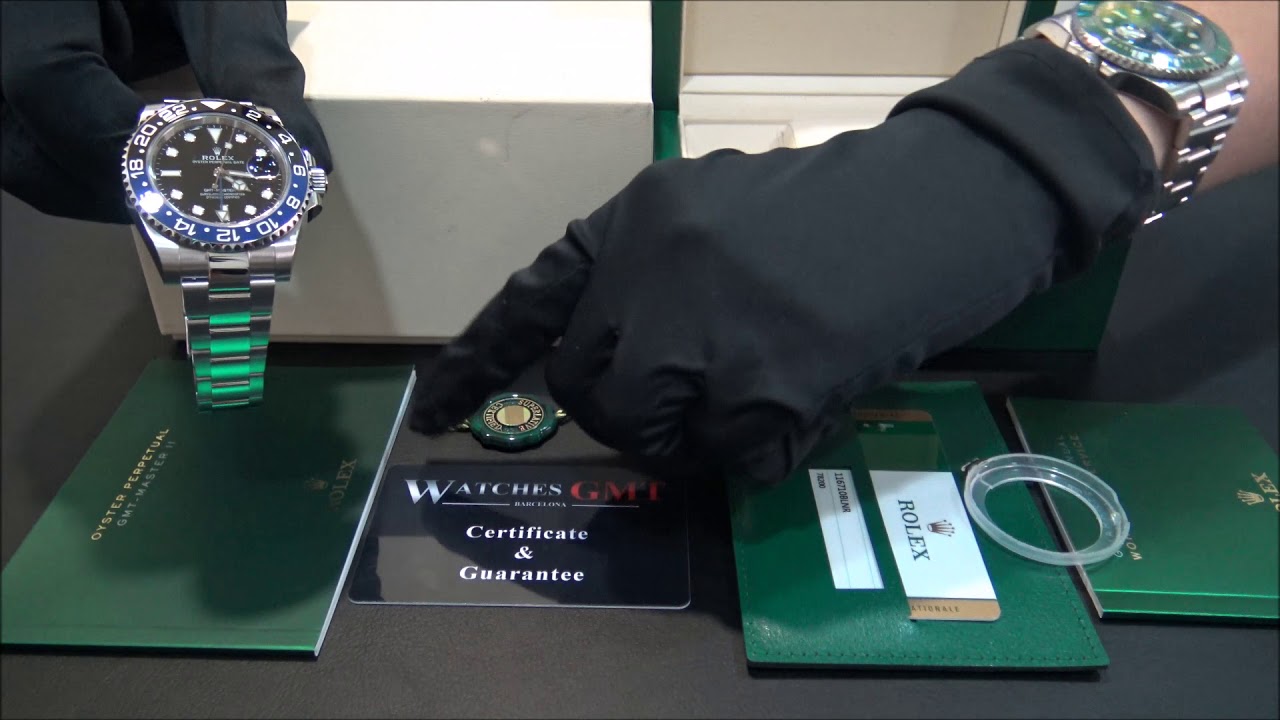 Rolex GMT Master II 116710BLRN Batman 2017 | WatchesGMT (Español)