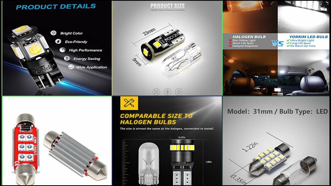 Top 10 Automotive Interior  and Convenience Bulbs You Can Buy On Amazon  Nov 2021