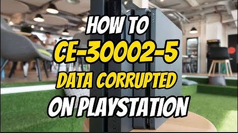 How To Fix PS4 Error CE-30002-5 DaTa Corrupted PlayStation New