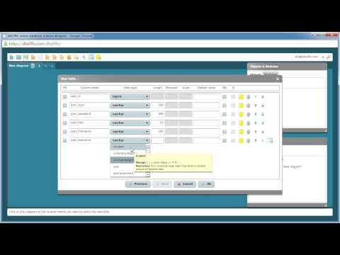 create table with dbDiffo