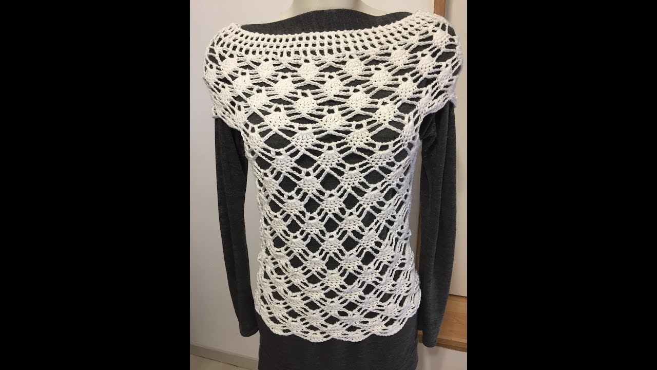 Blouse Au Crochet Tuto Noortjes Design Blouse Design