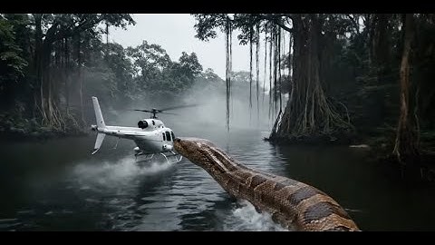 Helicopter Adventure Over the Amazon River – Encountering Giant Snakes! | Mystery in Amazon Jungle