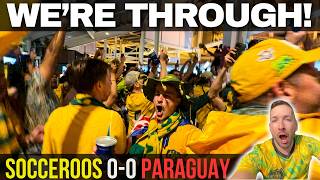 SOCCEROOS WIN 0-0 😂 ! AUSTRALIA v PARAGUAY World Cup Match Vlog
