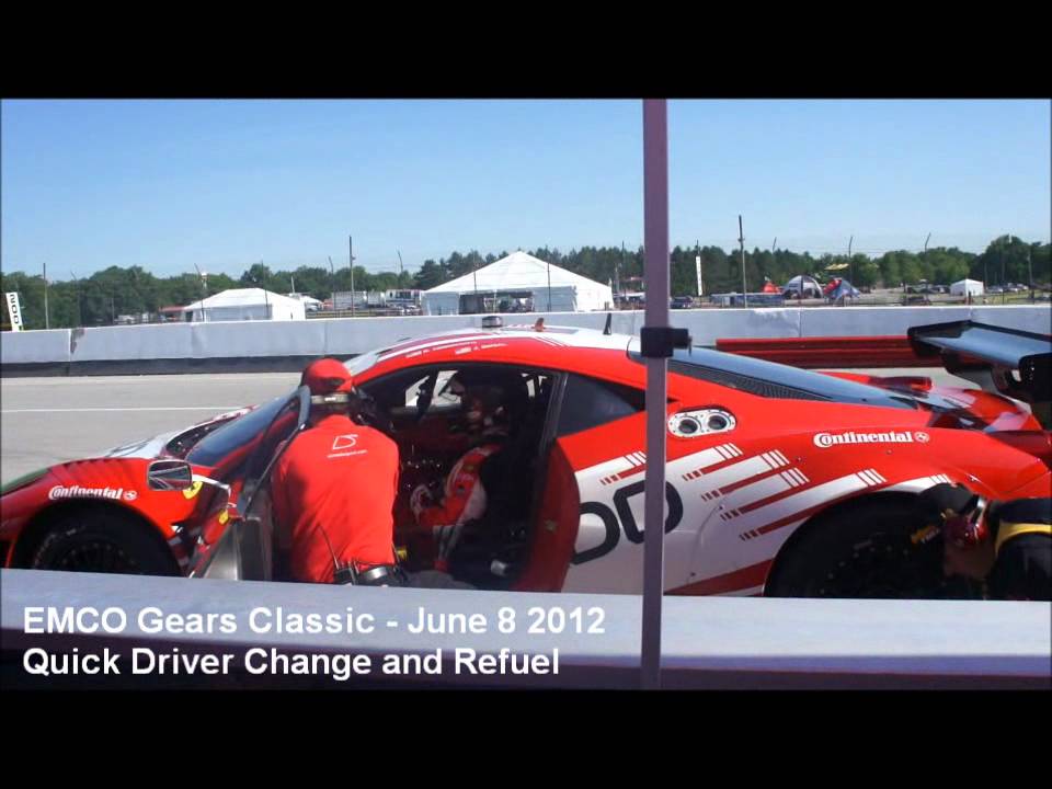 AIM Autosport - Driver Change and Refuel - June 8 2012