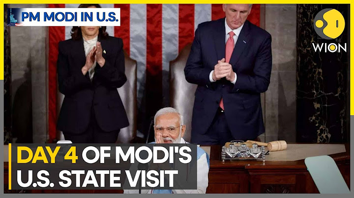 PM Modi's US visit: Prime Minister Modi arrives at the state department | WION