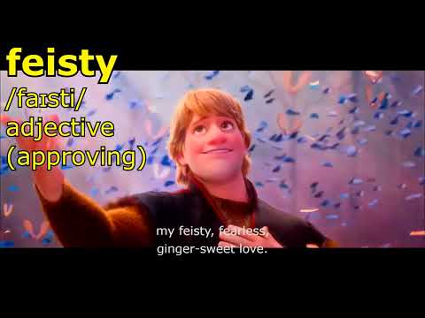 What is the meaning of feisty #meaning #pronounciation #example 