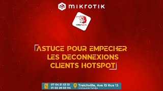 Mikrotik Trucs Astuces - Problème De Déconnexion Wifi Zone - Mindtech