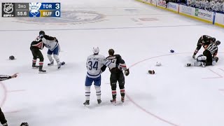 Auston Matthews got kicked out of the game for this