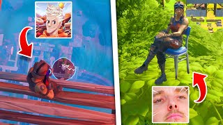 i tried Famous YouTuber's MEME STRATS in a fortnite scrim...