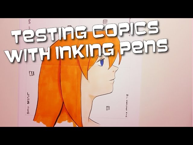 Best Line Art Pen for Copic or Alcohol Markers? 