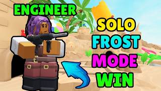 Solo Frost Mode With OP Engineer | Tower Defense Simulator