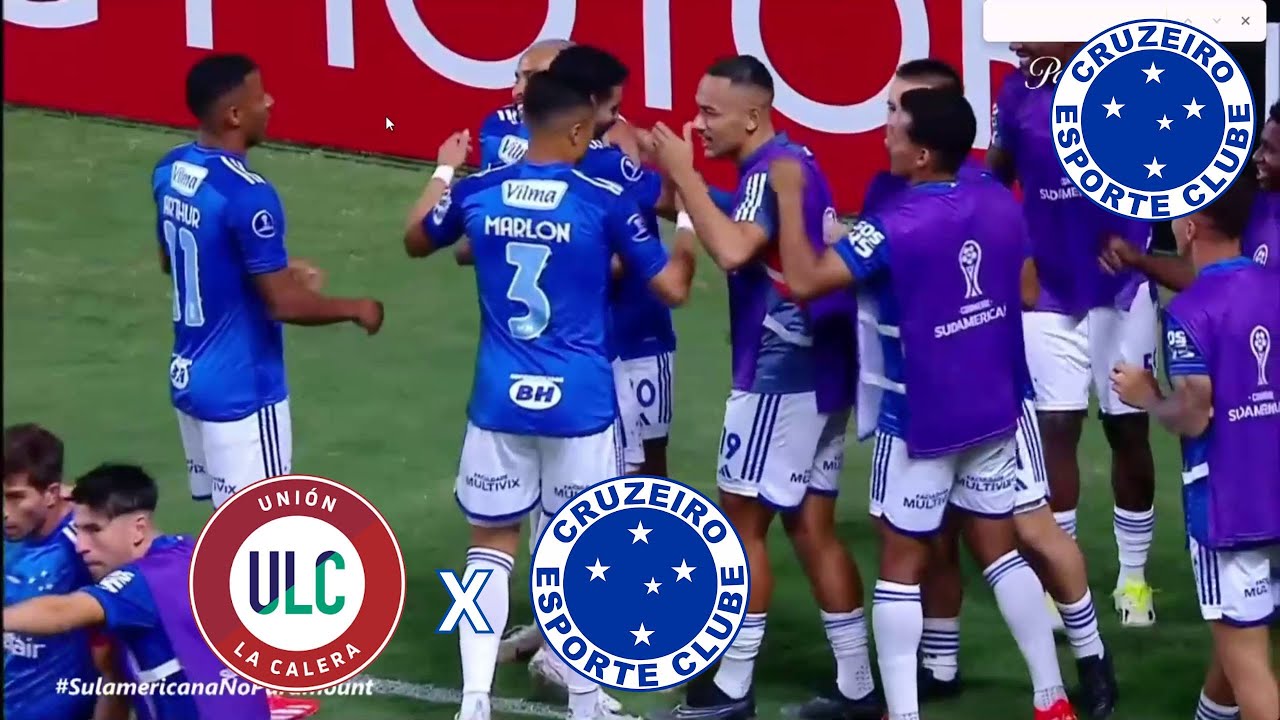 🦊 Gol Cruzeiro x Union la calera gol de Matheus Pereira- gol do