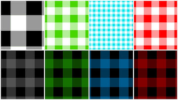 Photoshop - Buffalo Check Pattern - Tutorial